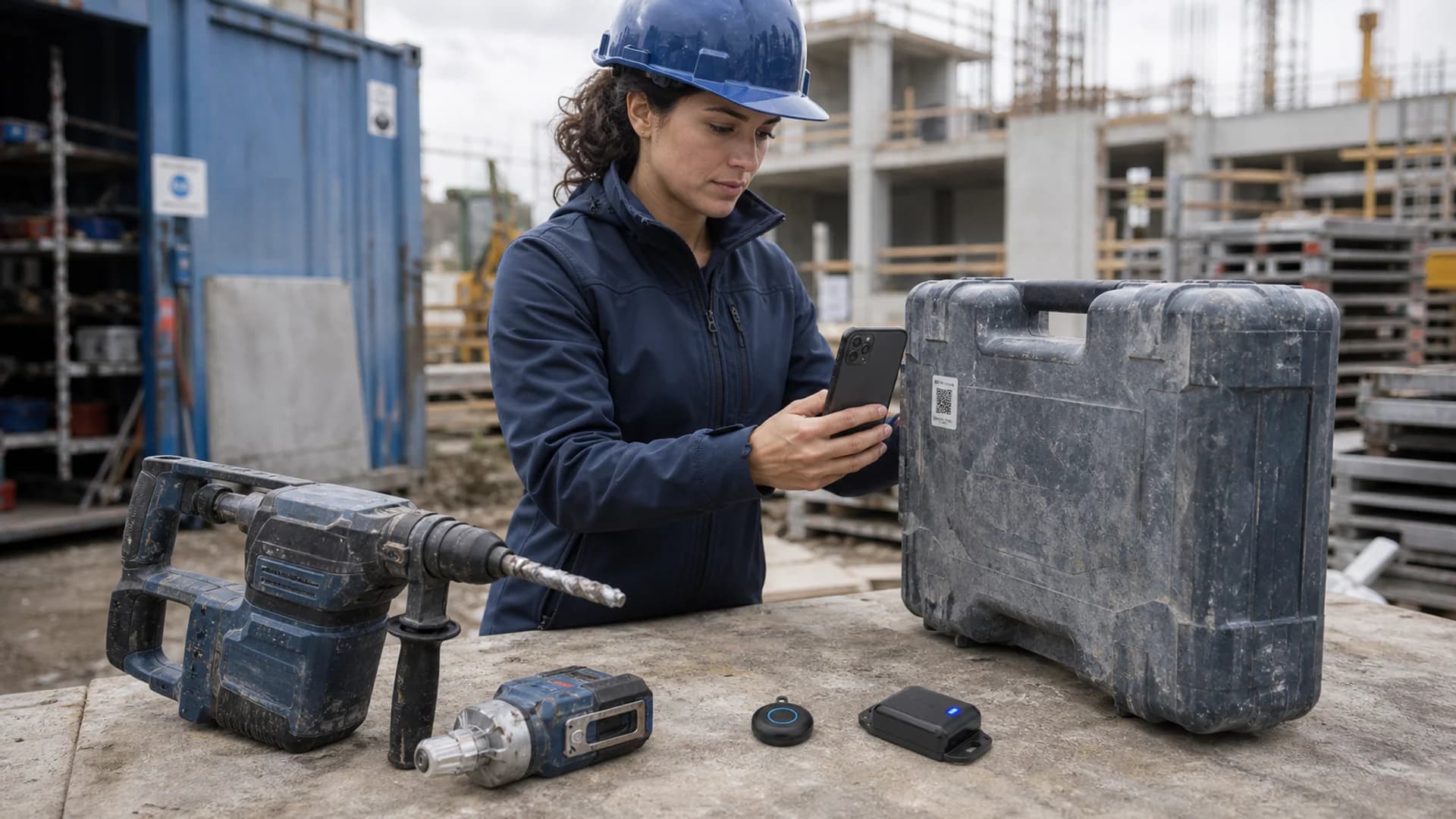 GPS, Bluetooth und QR-Code für verschiedene Baugeräte im Vergleich
